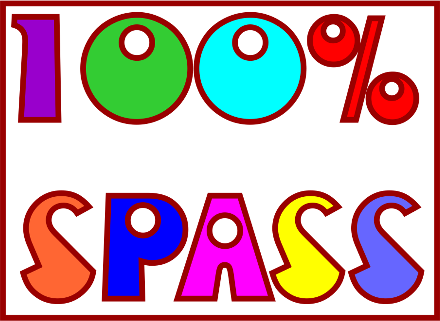 100% Spass